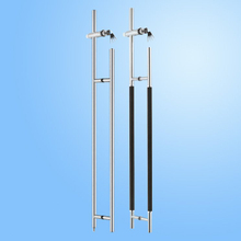 Glass Pull Handle with Lock (FS-1801)