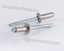 Aluminum steel dome head open type blind rivet